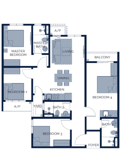 astrum-shah-alam-setia-awan-layout-type-a-1054sqft-4-bedrooms-3-bathroom-1